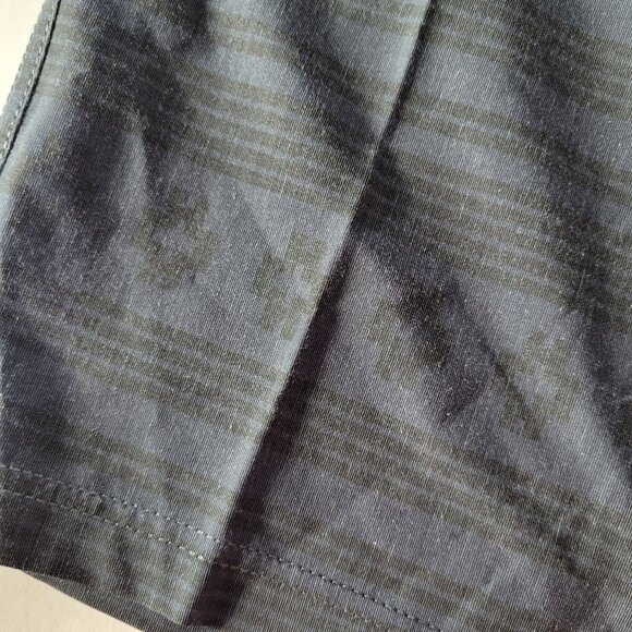 LINKSOUL Men's Hybrid Boardwalker Shorts Navy aztec print SZ 36 LS668 Swim Trunk - Picture 8 of 9